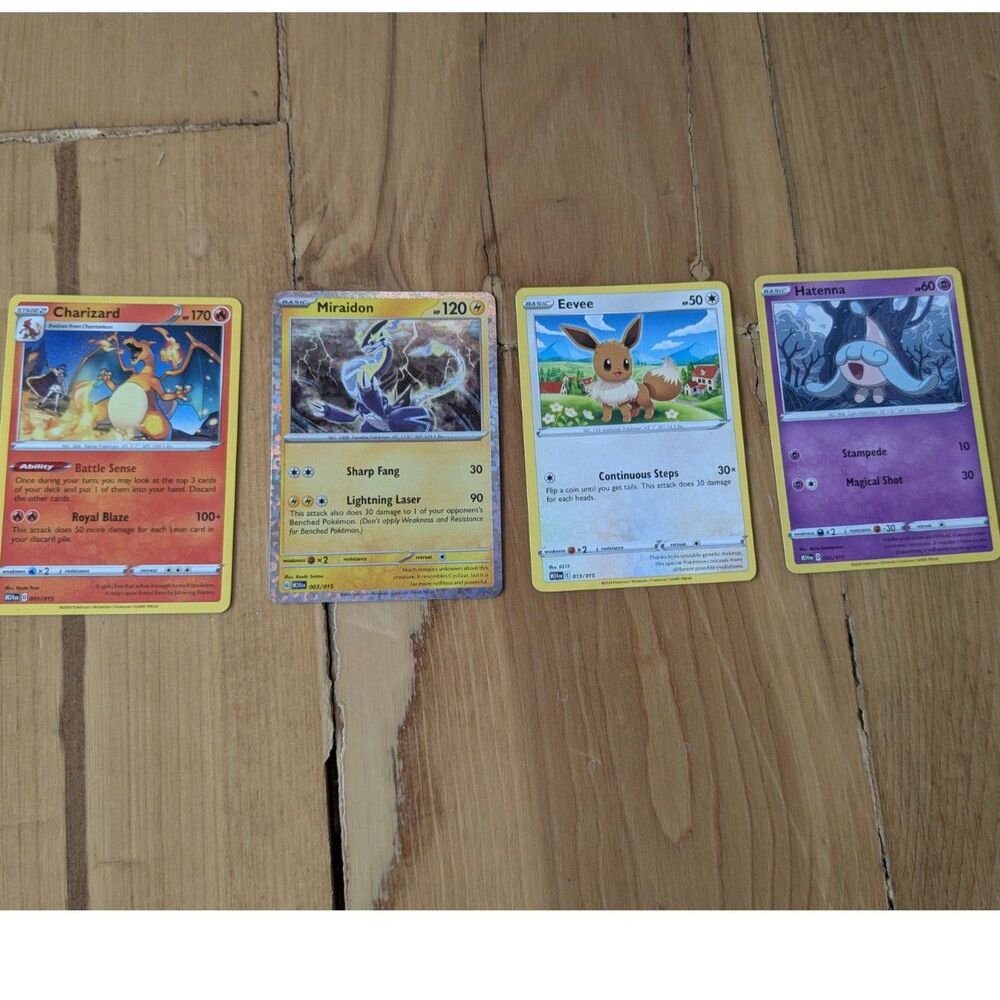 4 McDonald's Happy Meal Pokemon cards - 2025 - #1, 3, 5, 13